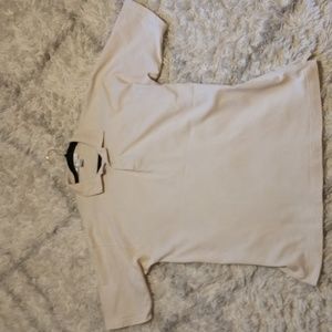 Geoffrey Beene men's size XL cotton short sleeve polo shirt in beige